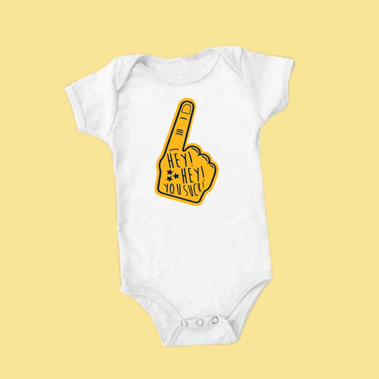 Foam finger onesie