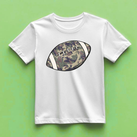 Camo Football Tee