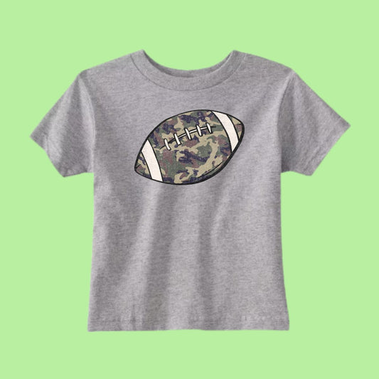 Camo Football Tee