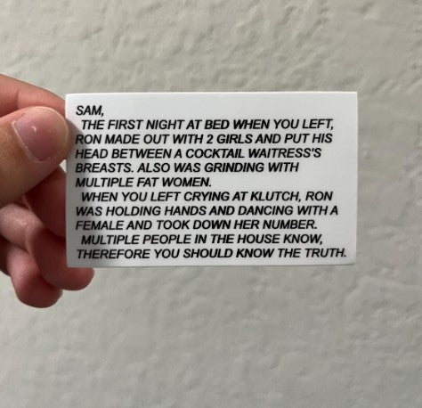 The Note Sticker/Magnet